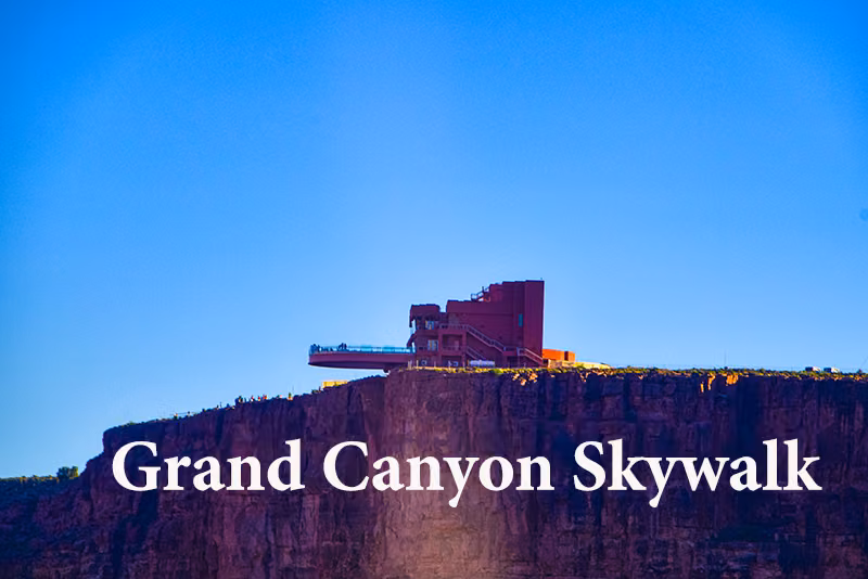 Grand Canyon Skywalk glass bridge over the Colorado River