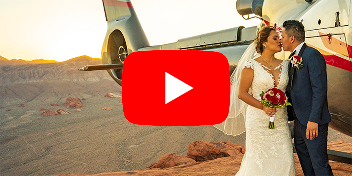 Valley of Fire Helicopter Wedding Video