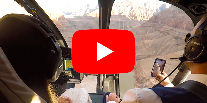 Grand Canyon Helicopter Wedding Video